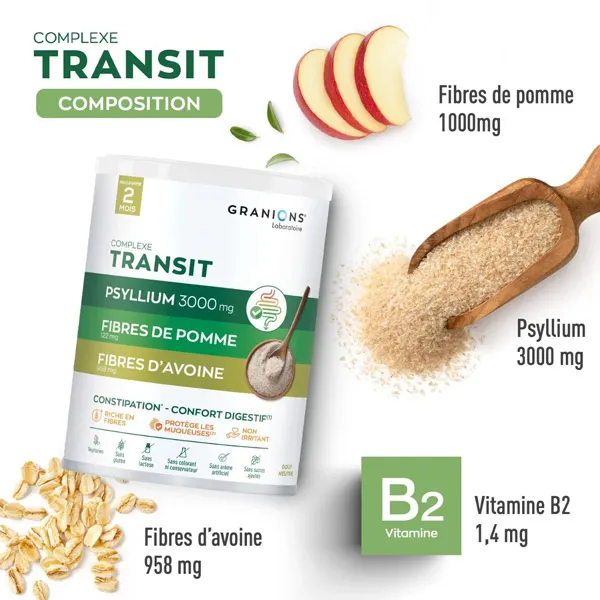 Granions Complexe Transit au psyllium poudre