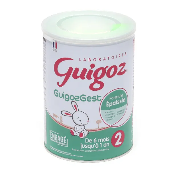 Guigoz Gest Formule Epaissie lait 2ème âge