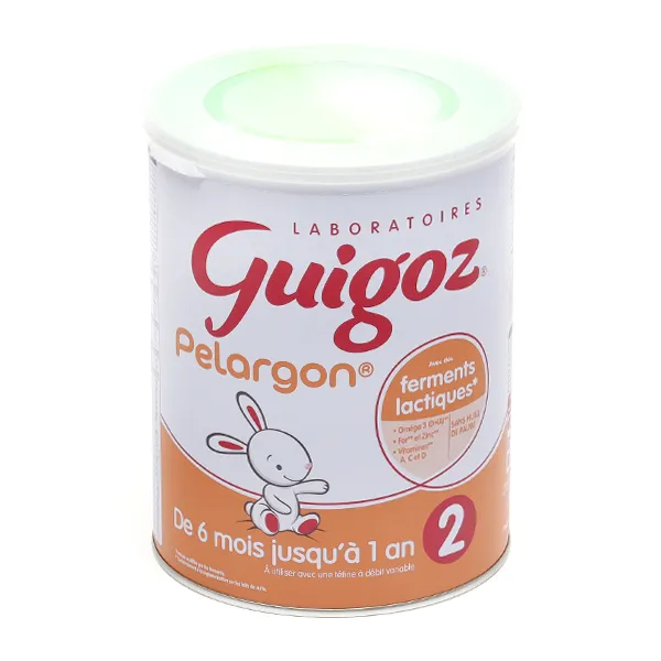 Guigoz Pelargon lait 2eme âge