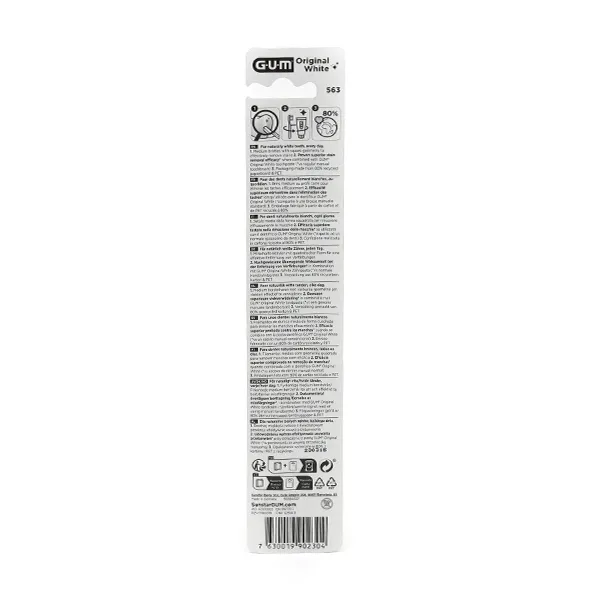 Gum Original White brosse à dents medium