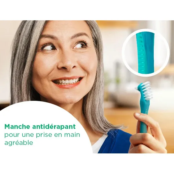 Gum brosse pour prothèse dentaire
