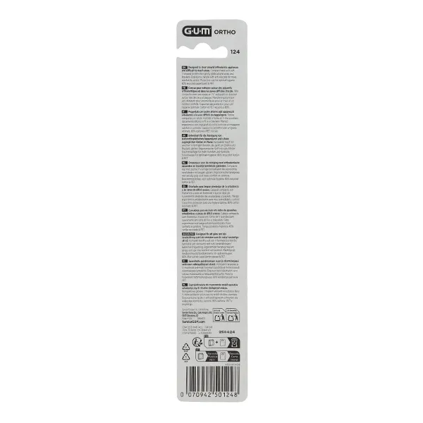 Gum Ortho brosse à dents souple