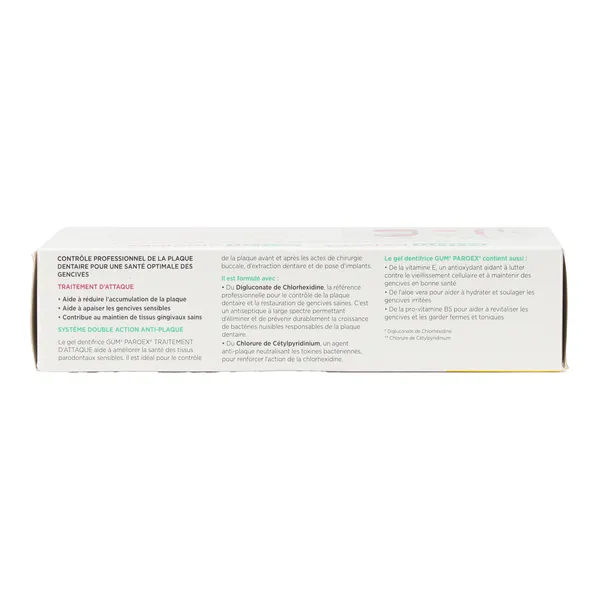 Paroex gel dentifrice anti-plaque