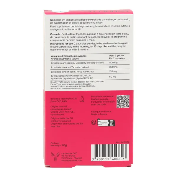 GynDelta Microbiota confort urinaire gélules