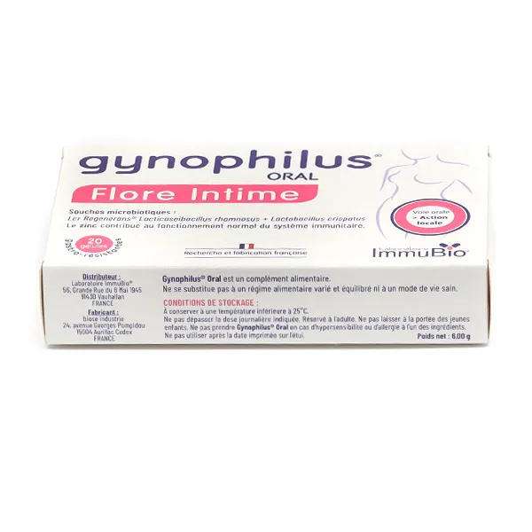 Gynophilus Oral Flore intime gélules