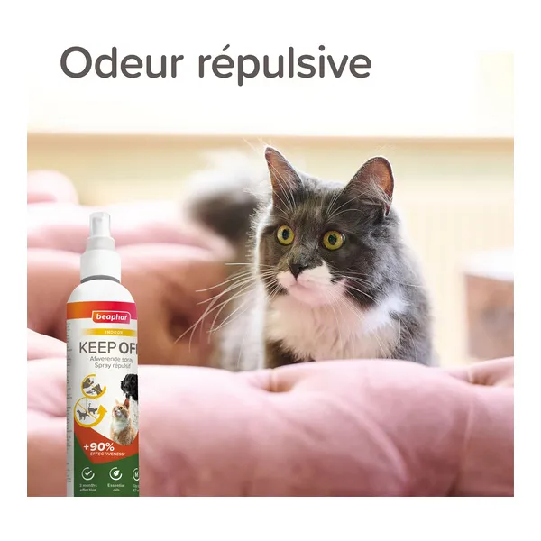 Beaphar Spray répulsif chat chien Keep Off Indoor