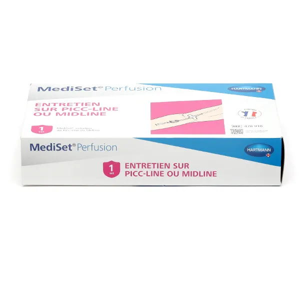 Mediset Perfusion pose sur picc line