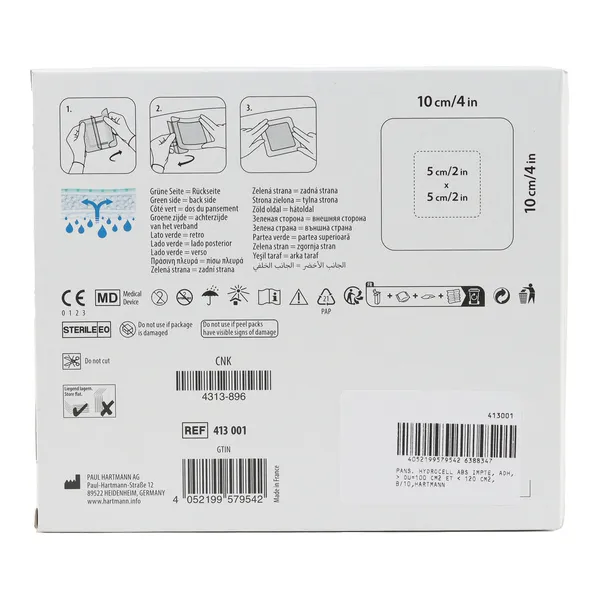 Hartmann RespoSorb Silicone border pansement adhésif siliconé