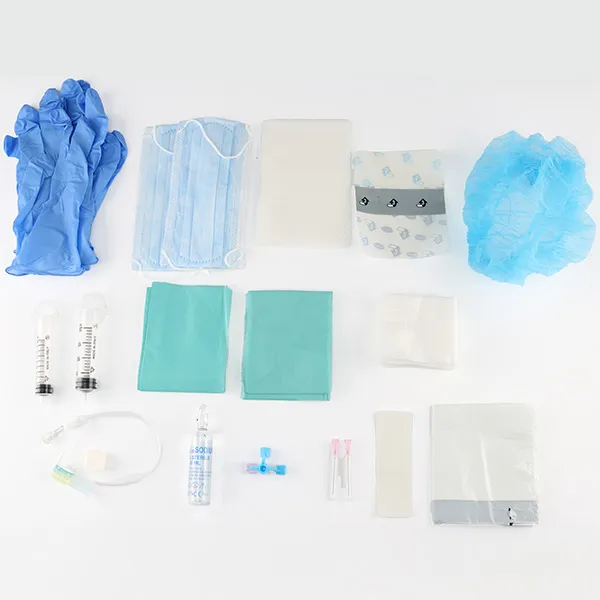 Mediset Perfusion pose avec aiguille de Huber
