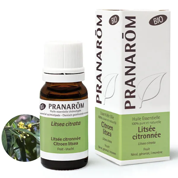 Pranarom huile essentielle Litsée citronnée Bio