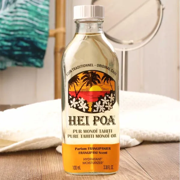 Hei Poa Pur Monoi Tahiti parfum Frangipanier