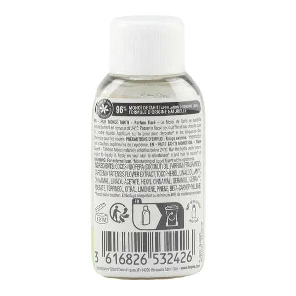 Hei Poa Pur Monoï Tahiti parfum Tiaré