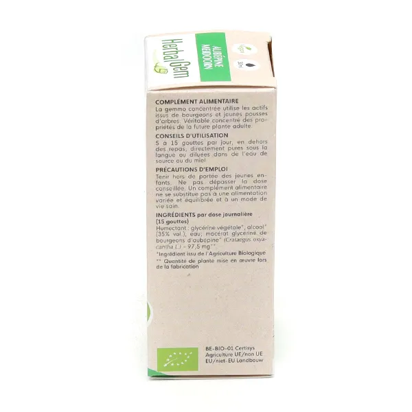 Aubépine Extrait de bourgeons bio