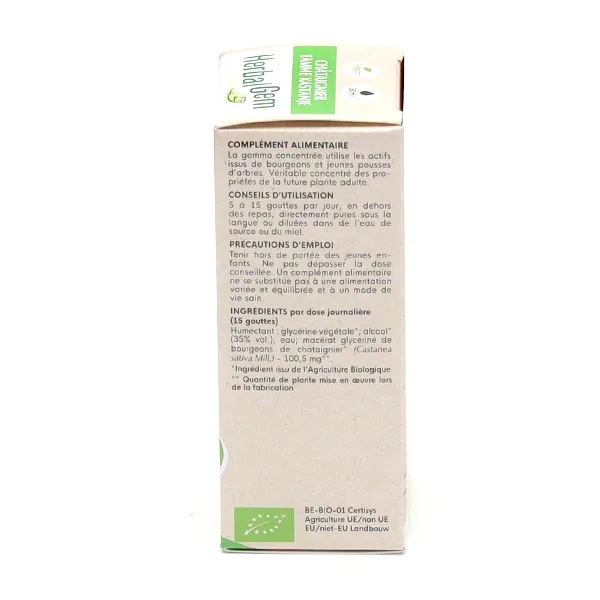 HerbalGem Chataignier macérat de bourgeons bio