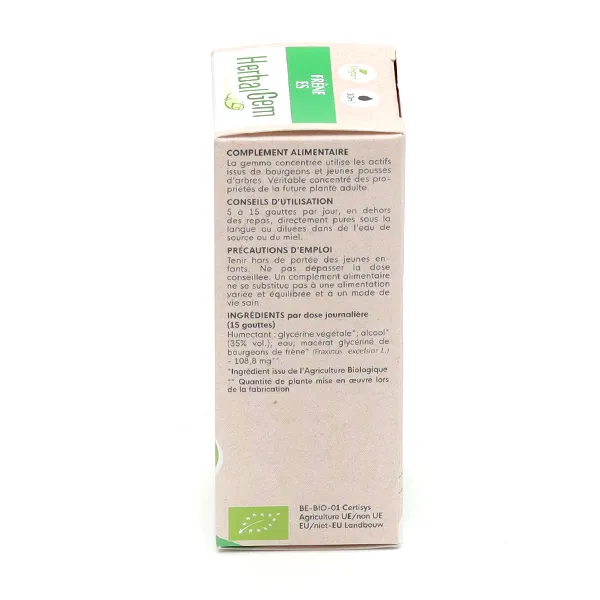 HerbalGem Frêne concentré de bourgeons frais bio