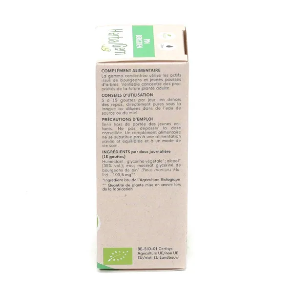 HerbalGem Pin concentré de bourgeons frais bio
