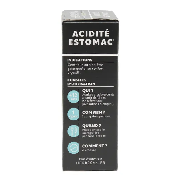 Herbesan Acidité Estomac Adoucid reflux à croquer