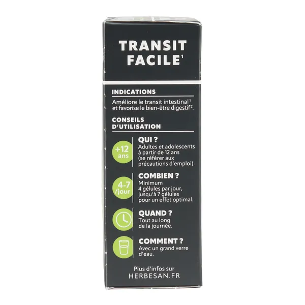 Herbesan Transiphyt Transit facile gélules