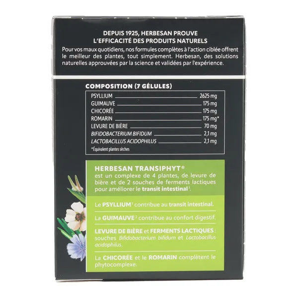 Herbesan Transiphyt Transit facile gélules