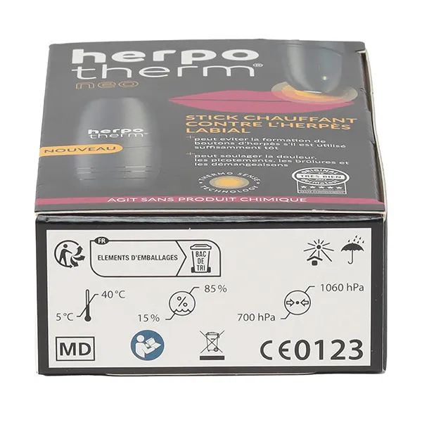 Herpotherm Neo Stick chauffant contre l'herpès labial