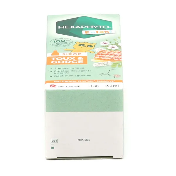 Hexaphyto Sirop Toux et gorge enfant