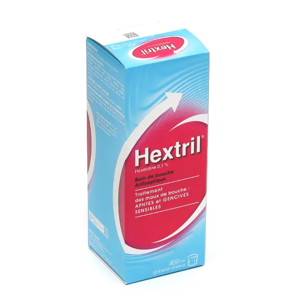 Hextril bain de bouche antiseptique