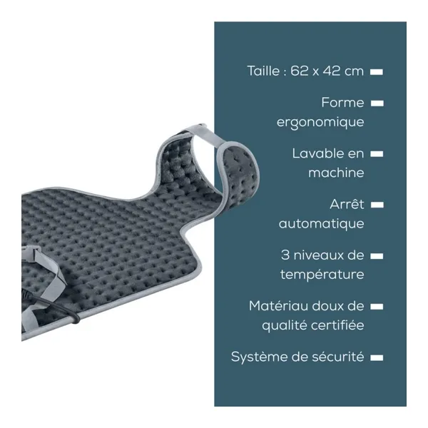 Gilet chauffant dos et nuque Beurer