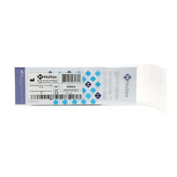 Holtex Stylet porte-coton en acier inoxydable