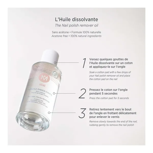 Même Cosmetics Huile dissolvante