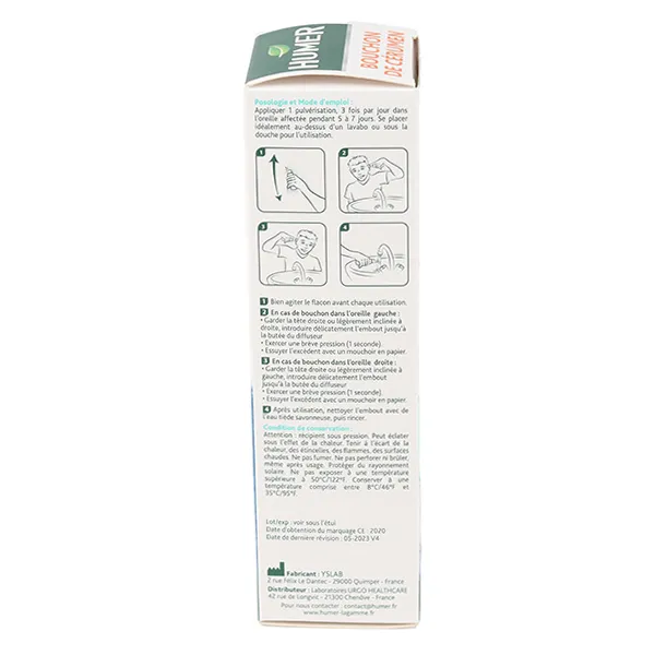 Humer bouchon de cérumen spray