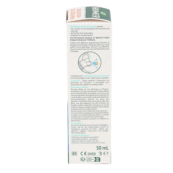 Humer bouchon de cérumen spray