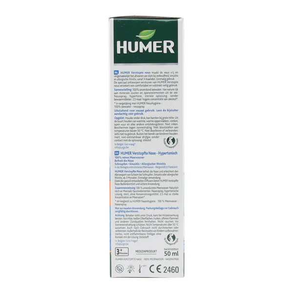 Humer Nez bouché spray hypertonique