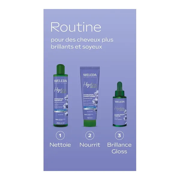 Weleda Hydra Shine Après-shampooing hydratation