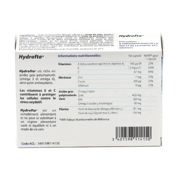 Hydrofta capsules