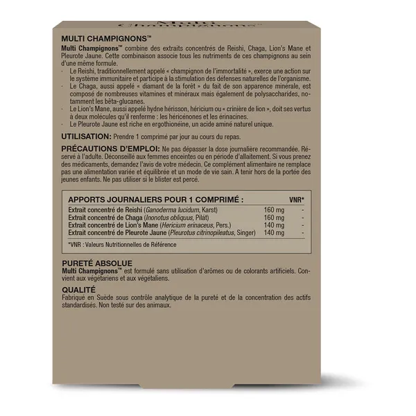New Nordic Multi Champignons comprimé