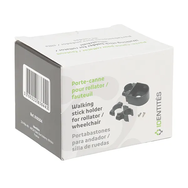 Porte canne pour rollator
