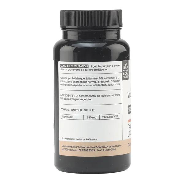 Nat et Form Vitamine B5 gélules