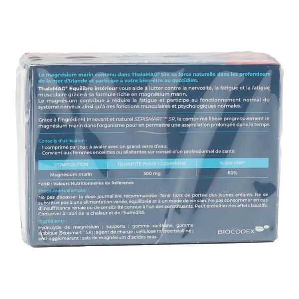 Thalamag Magnesium marin comprimés