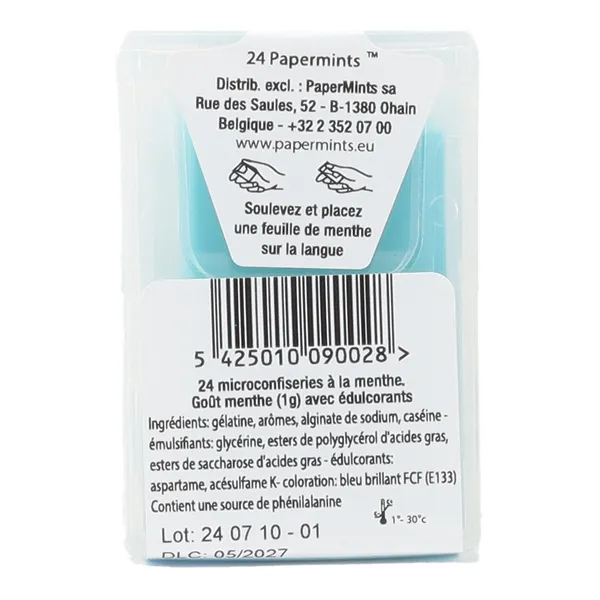 PaperMints Fresh breath feuilles de menthe