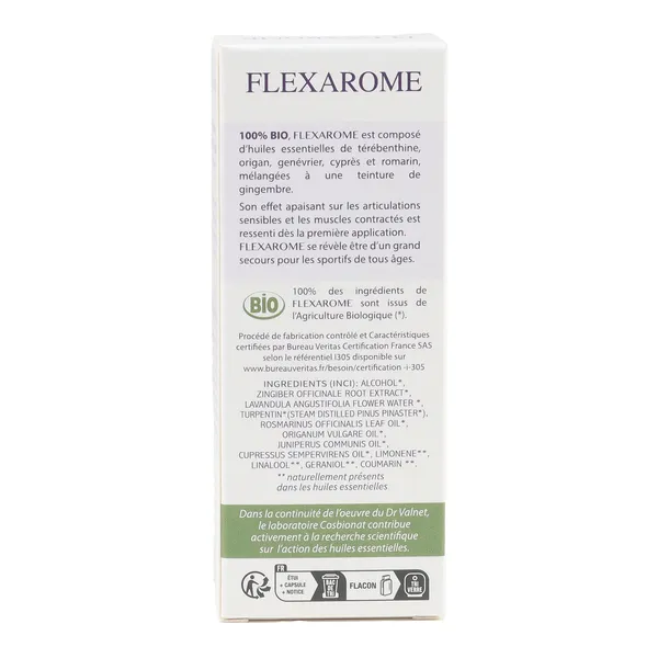 Docteur Valnet Flexarome articulations et muscles Bio