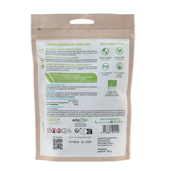 Arkogélules Harpagophytum Bio gélules