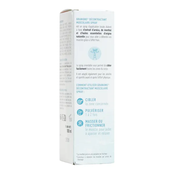 Granions Décontractant musculaire spray apaisant
