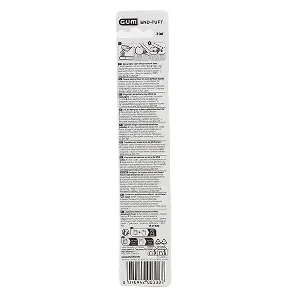 Gum End-Tuft brosse à dents souple