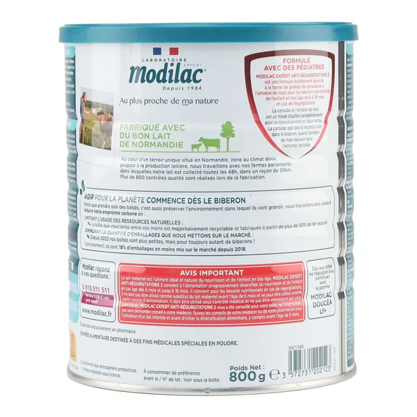 Modilac AR 2 lait 2ème âge