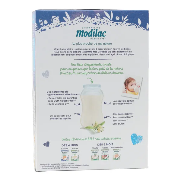 Modilac Nuit Céréales du soir bio