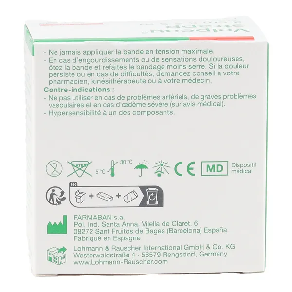 Velpeau strapp bande élastique adhésive