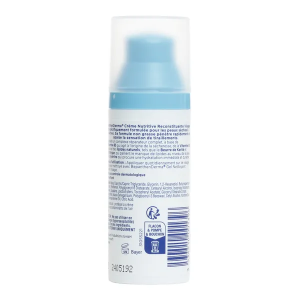 Bepanthen Derma crème nutritive reconstituante visage