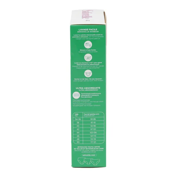 Saforelle culotte menstruelle Flux abondant