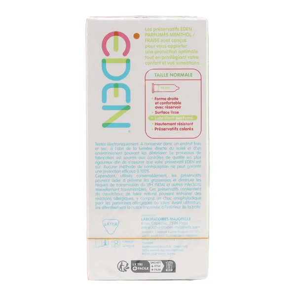 Eden préservatifs parfumés