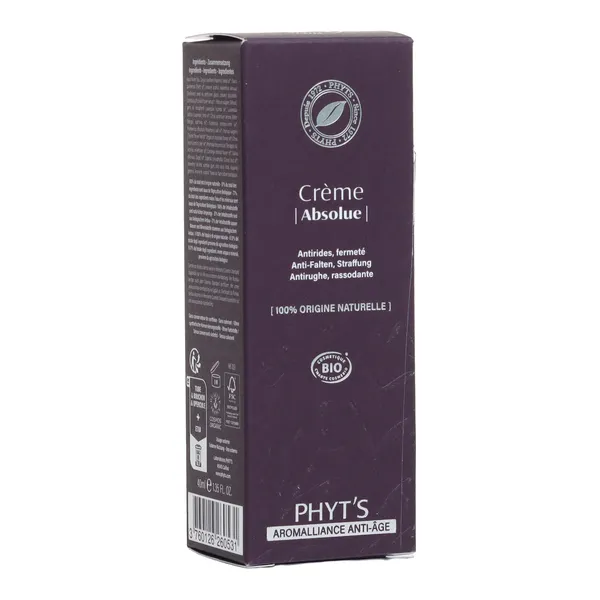Phyt's Aromalliance Anti-Âge Crème Absolue Bio
